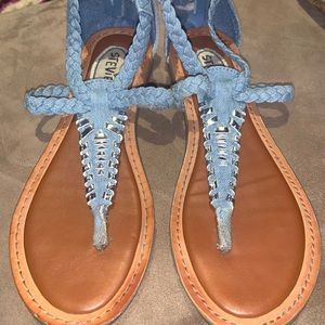 Girls Stevie’s blue sandals